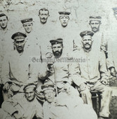 ad254 - c1917 German WW1 soldiers group photo - military hospital