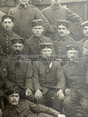 ad260 - c1918 German WW1 soldiers group photo - field barracks