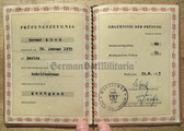 od080 - c1953 Magistrate of Berlin vocational leaving cert - typesetter - man from Berlin