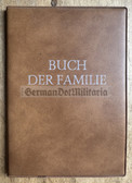 ob044 - Buch der Familie - East German book for certs relating to family history - contains DDR, BRD and Third Reich certificates