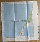 map020 - original East German NVA Army tactical map - c1986 WUSTROW Baltic Sea