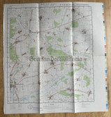map028 - original East German NVA Army tactical map - c1989 ALTENTREPTOW