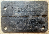 ad310 - original STALAG POW Camp for Allied Prisoners of War dog tag - Stalag B