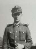 ad339 - original Waffen SS soldier portrait photo
