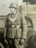 ad341 - c1940 Wehrmacht Feldgendarmerie Kettenhund military police with Gorget & cuffband photo in France