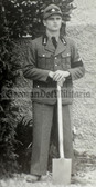 ad357 - c1935 RAD Reichsarbeitsdienst honour guard with spades photo