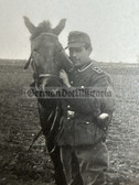 wpc059 - c1944 Wehrmacht Feldwebel with horse & pistol holster photo