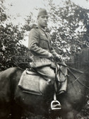 wpc065 - Wehrmacht soldier on horseback photo