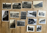 wpc086 - large lot original Wehrmacht soldiers with trains and locomotives  photos - all in uniform - all good quality
