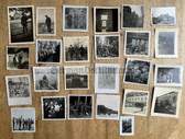 wpc087 - large lot original Wehrmacht soldiers outdoors photos - all in uniform - all good quality