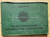 gw268 - Helfer der Volkspolizei VP VoPo Police - blank ID booklet