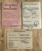 gw273 - set of three East German vocational documents for a worker at the Beer Brewery in Sangerhausen