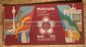 gw237 - c1973 World Youth Festival in East Berlin postage stamps  - in special booklet