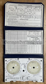 gw216 - interesting German work tablet for Artillery shooting corrections calculations