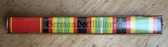 is053 - 4 place paper medal ribbon bar - Stasi & NVA - senior NCO rank or mid Officer rank