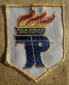 pa120 - 5 - JP patch for wear on shirts - Junge Pioniere - East German youth organisation