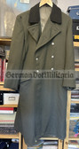 wo308 - c1970 dated NVA & Stasi Wintermantel greatcoat for officers & career soldiers with black collar - size k48