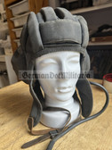 su002 - c1984 dated Soviet Army tank driver helmet with microphones & headsets - size 2 (56 to 58)