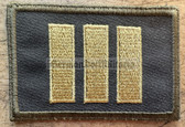 sblb017 - OFFIZIERSSCHUELER - officer student year 3 - Luftstreitkraefte - Airforce - rank patch for pilots & ground crew uniforms 1986 to 1990
