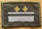 sblb022 - LEUTNANT - Luftstreitkraefte - Airforce - rank patch for pilots & ground crew uniforms 1986 to 1990