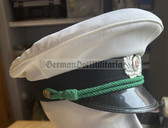 wo336 - Volkspolizei VP VoPo Police Wachtmeister non-Officer ranks visor hat - very scarce WSP Wasserschutzpolizei - Waterways Police - frame construction with detachable top - size 56