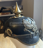 wo359 - original Prussian Infantry Pickelhaube Spiked Helmet - Infantry Regiment 126 - dated 1903 - approx. size 57