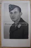lwpc088 - Luftwaffe Gefreiter studio portrait photo - dated 1943