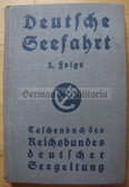 kmb049 - DEUTSCHE SEEFAHRT - pocket diary for the Reichsbund Deutscher Seegeltung for 1938