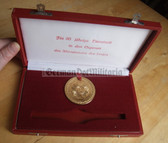oo002 - Volkspolizei VP 30 years service engraved watch presentation case for female officers