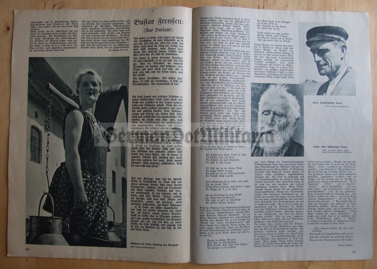 Oz004 Ewiges Deutschland Eternal Germany Newspaper March 1939 Germandotmilitaria