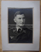lwpc094 - large size Luftwaffe Officer Cadet Faehnrich studio portrait