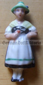 whw014 - WHW Winterhilfswerk German Traditional Dress series - ceramic figure badge