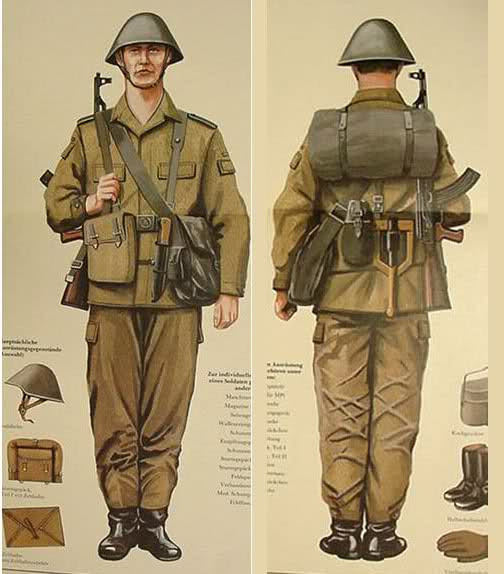 Correct wear and use of NVA Felddienst & Equipment - Field Uniforms  Reference Library - GermanDotMilitaria