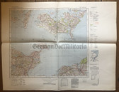 wd271 - German Wehrmacht Army map - ROSTOCK - Germany, Denmark, Baltic Sea, Oldenburg, Fehrmarn, Nykobing