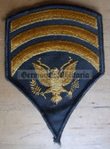 wh044 - Vietnam War era obsolete rank Specialist 7 (SP7) US Army uniform rank patch