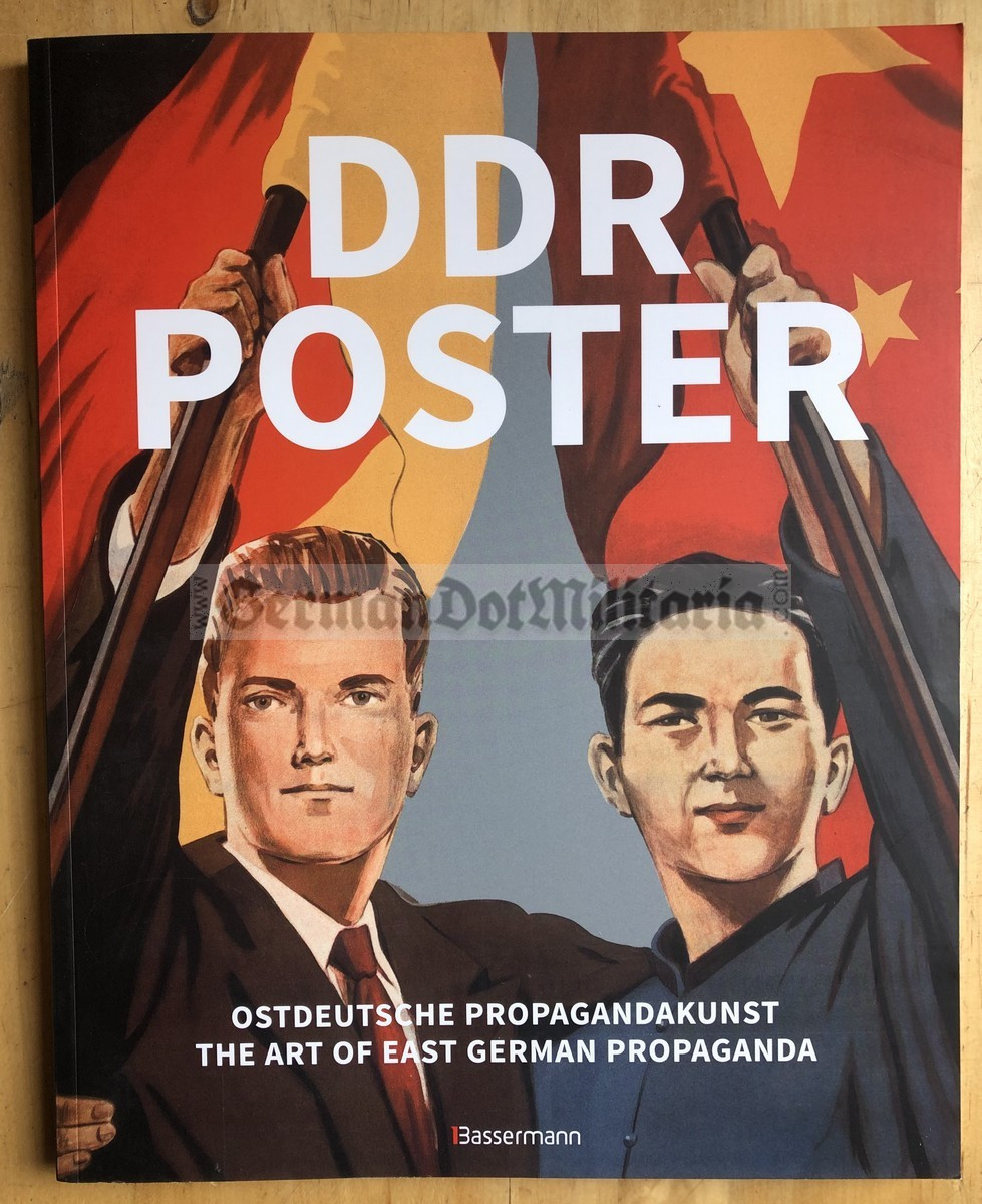 r861 - 4 - DDR POSTER - The art of East German Propaganda - in English &  German - large book - many posters - GermanDotMilitaria