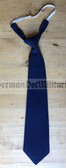 wo186 - MALE blue DDR Uniform Tie - used by TraPo Transport police and Feuerwehr fire fighters