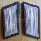 sbbs010 - 46 - pair of NVA enlisted EM conscript Collar Tabs - Dress Uniform