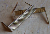 sbs007 - 18 - pair of east german gold shoulder board metal strips for Volksmarine Navy Gefreiter