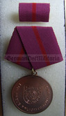 om901 - 11 - ZV ZIVILVERTEIDIGUNG - long service medal in bronze for 5 years - East German Civil Defence - aa0