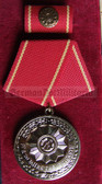 om921 - 4 - VOLKSPOLIZEI VP - LONG SERVICE MEDAL IN GOLD FOR 20 years service - East German Police Service