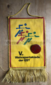 oo306 - c1985 GST Competition in Halle Wimpel Pennant with event badge