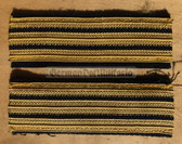 om327 - Volksmarine Navy VM - Stabsfaehnrich - pair of sleeve rank stripes