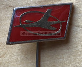 om351 - 2 - East German national airline INTERFLUG employee lapel pin - aviation