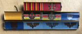 om113 - 10 place paper medal ribbon bar - DR Deutsche Reichsbahn Railways - all rank groups