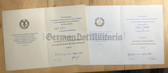 od038 - 2x medal award certs for apprentices at the Ruhla watch works in Weimar