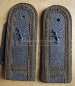 sbfd010 - FELDDIENST FAEHNRICHSCHUELER YEAR 2 - all branches of the army and border guards - pair of shoulder boards