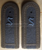 sbfd015 - 6 - FELDDIENST OFFIZIERSSCHUELER - OFFICER STUDENT YEAR 1 - all branches of the army and border guards - pair of shoulder boards