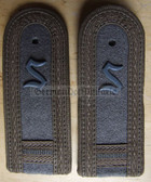 sbfd016 - 8 - FELDDIENST OFFIZIERSSCHUELER YEAR 2 - all branches of the army and border guards - pair of shoulder boards