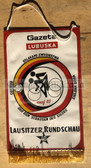 rp047 - East German Wimpel Pennant - c1985 German Polish cycling race
